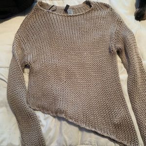 H & M crop sweater